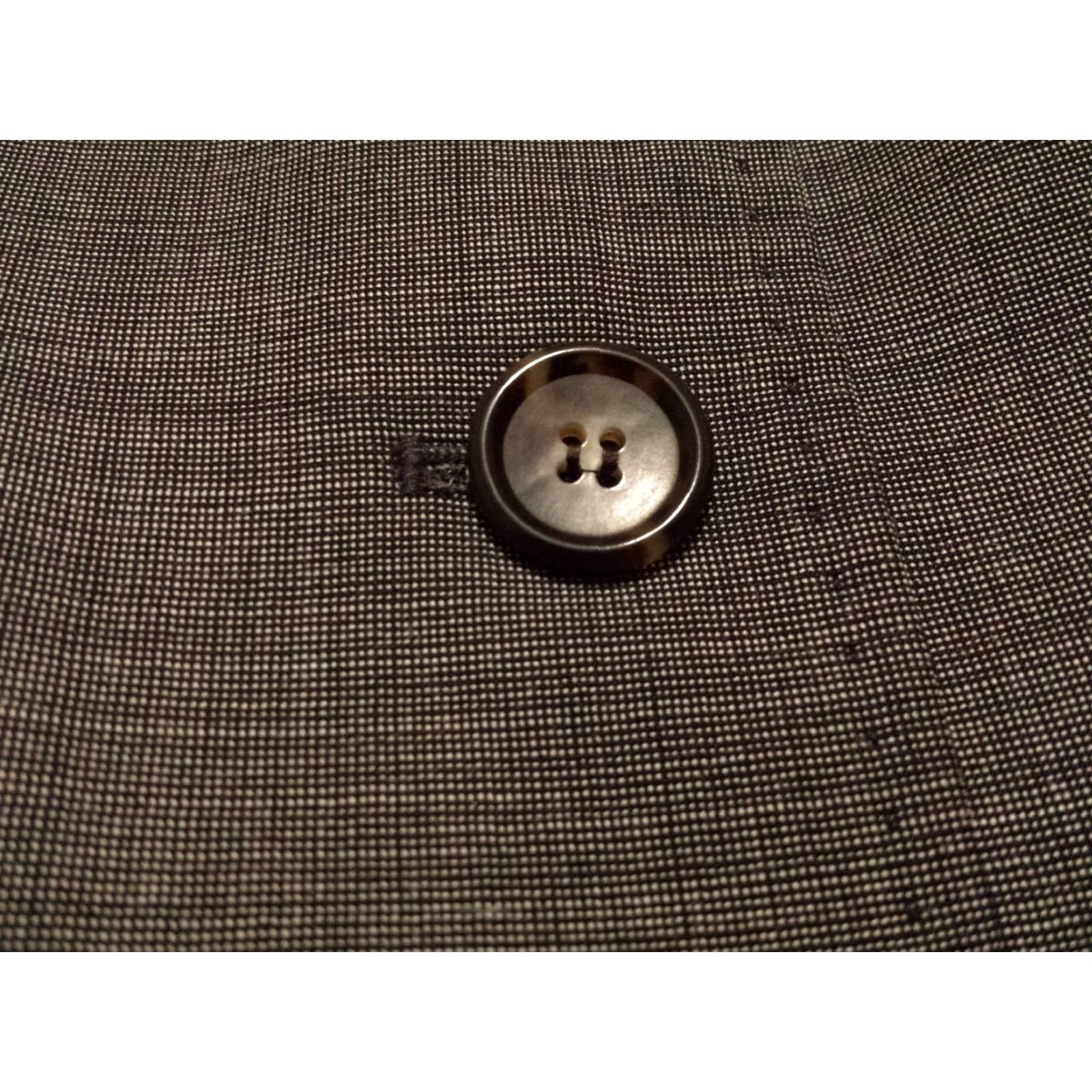 Talbots Talbots Jacket Womens 12W Plus Gray Wool Blend Button-Front Blazer Short Sleeve Office Workwear Basic Jacket Mens Womens? Size XL / US 12-14 / IT 48-50 - 4 Thumbnail