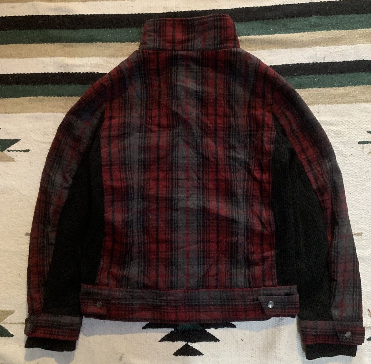 semanticdesign Semantic Fur Jacket Plaid Tartan LGB Style Japanese Size US L / EU 52-54 / 3 - 11 Thumbnail