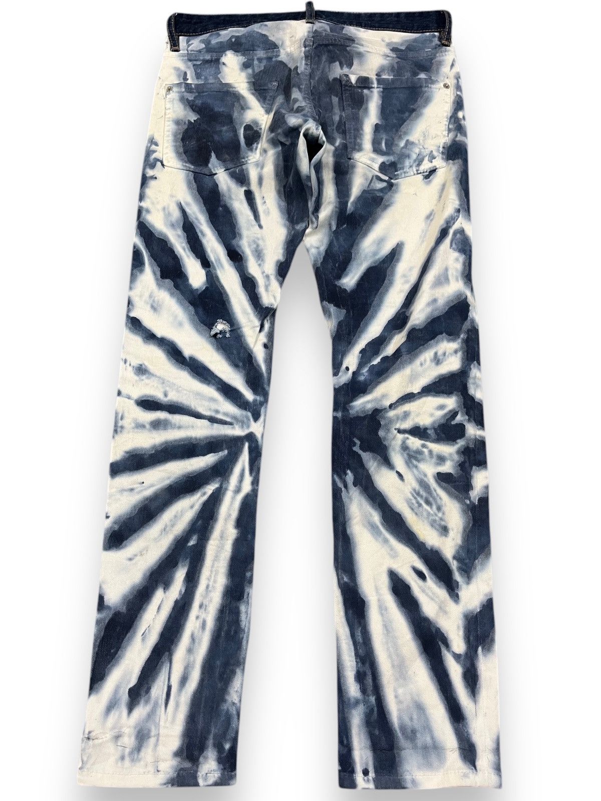 Dsquared2 Vintage Dsquared2 Tie Dye Acid Wash Denim Size US 30 / EU 46 - 5 Thumbnail