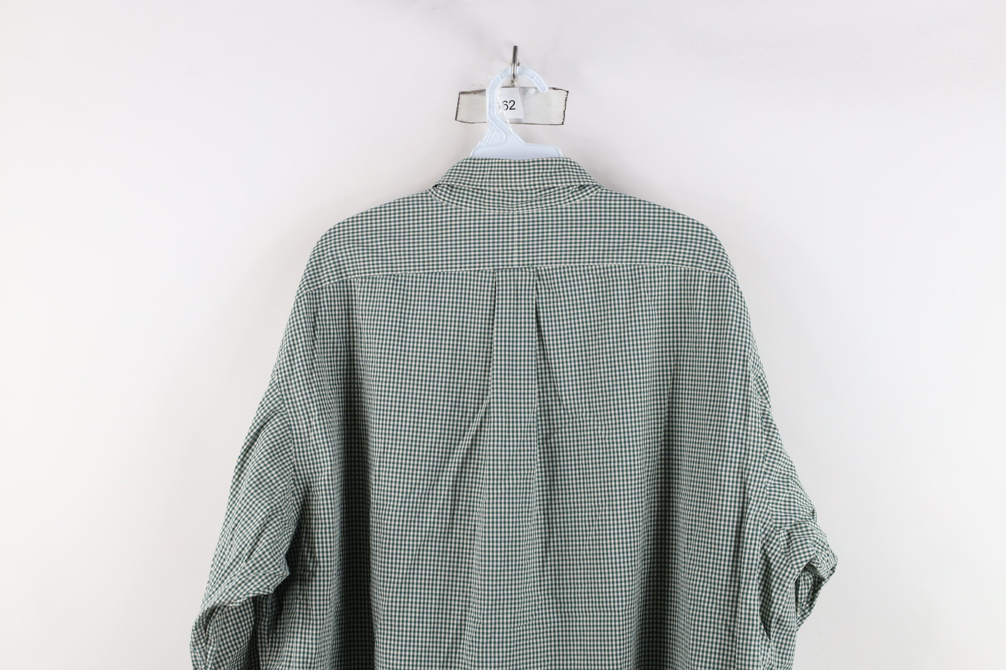 Ralph Lauren Vintage 90s Ralph Lauren Gingham Button Down Shirt Green Size US XL / EU 56 / 4 - 9 Thumbnail