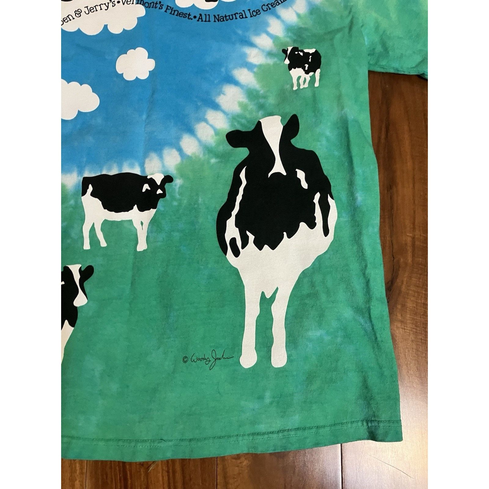 Anvil Ben & Jerry’s Euphoria AOP Ice Cream T-Shirt Size M Tie Dye Size US M / EU 48-50 / 2 - 21 Thumbnail