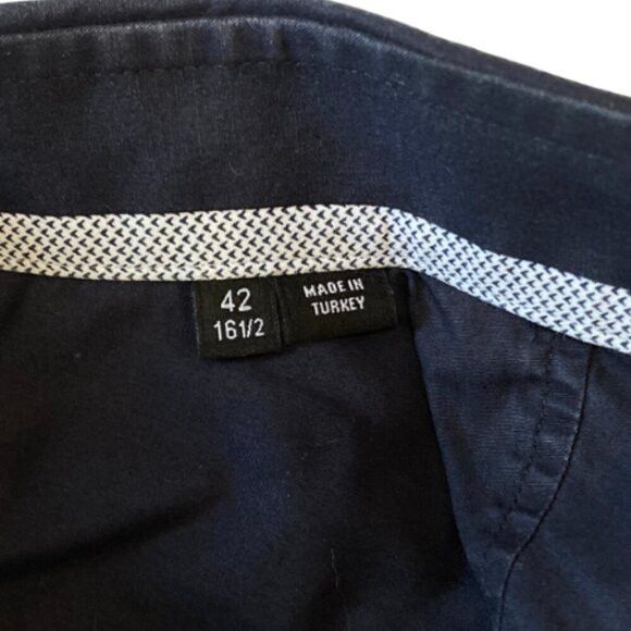 Hugo Boss Hugo Boss Men's Slim-Fit Jersey Stretch-Cotton Dress Shirt Size US S / EU 44-46 / 1 - 5 Thumbnail