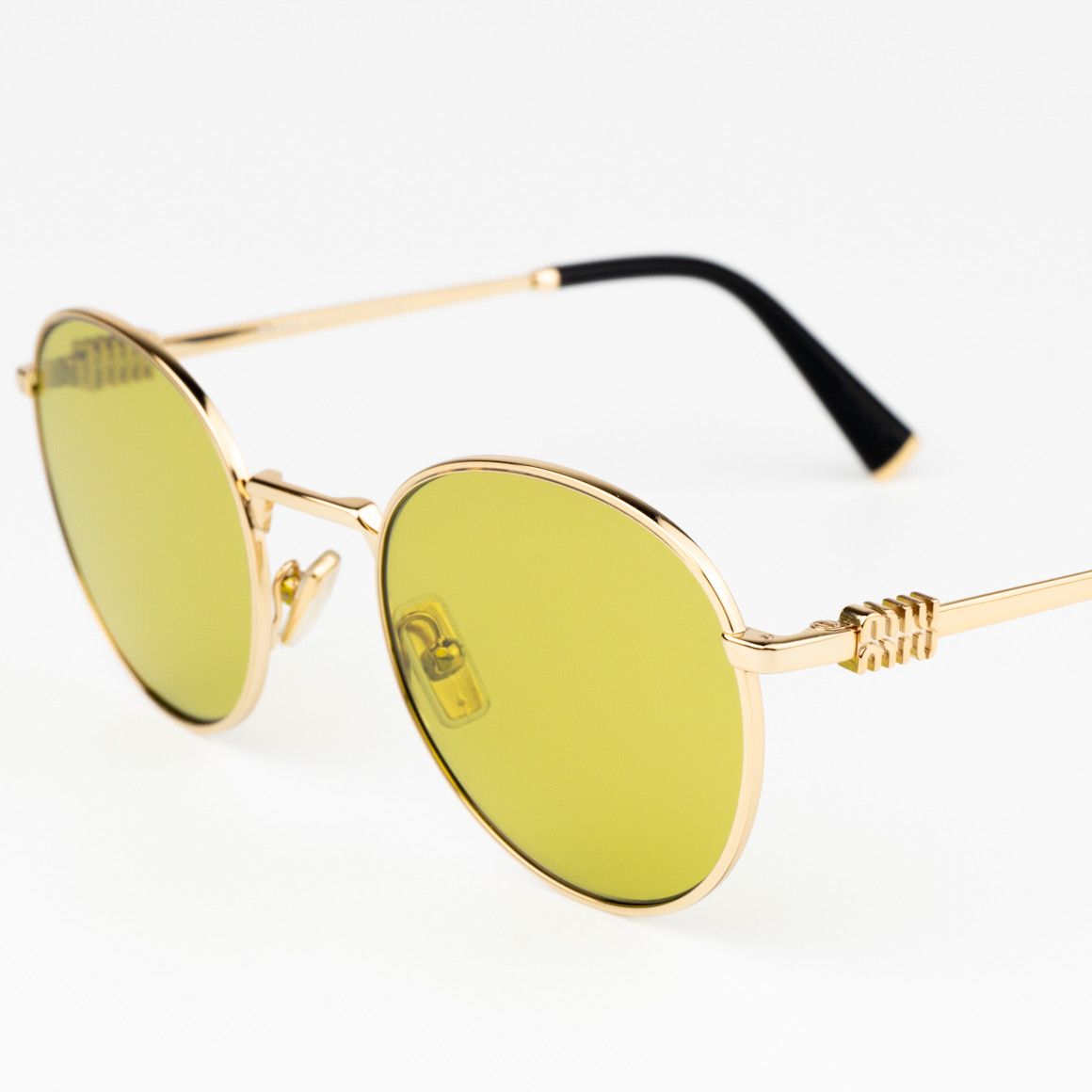 Miu Miu NEW Miu Miu MU55ZS 5AK07O Round Unisex Sunglasses 0MU 55ZS Size ONE SIZE - 8 Thumbnail