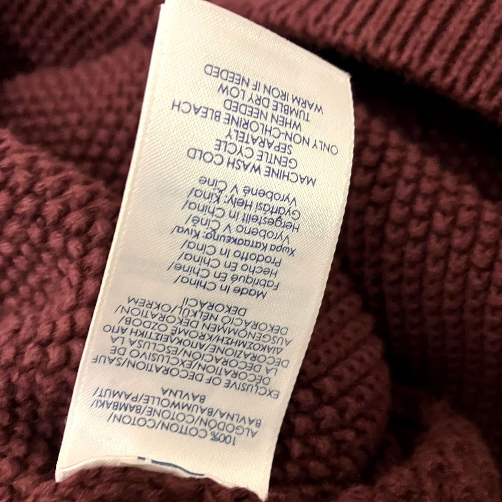 Chaps VINTAGE Chaps Jumper Mens XL Burgundy Button Neck Elbow Patches Knit Cotton Knit Pullover Shirt? Size US XL / EU 56 / 4 - 7 Thumbnail