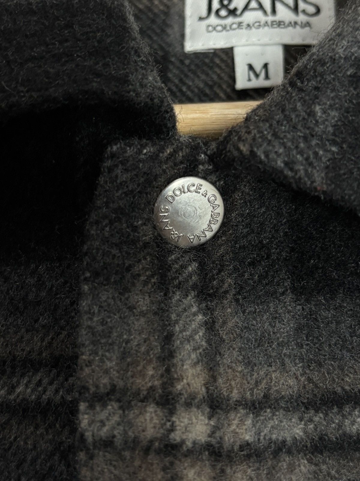 Dolce & Gabbana Dolce & Gabbana Checkered Wool Plaid Flannel Over Shirt Size US M / EU 48-50 / 2 - 5 Thumbnail