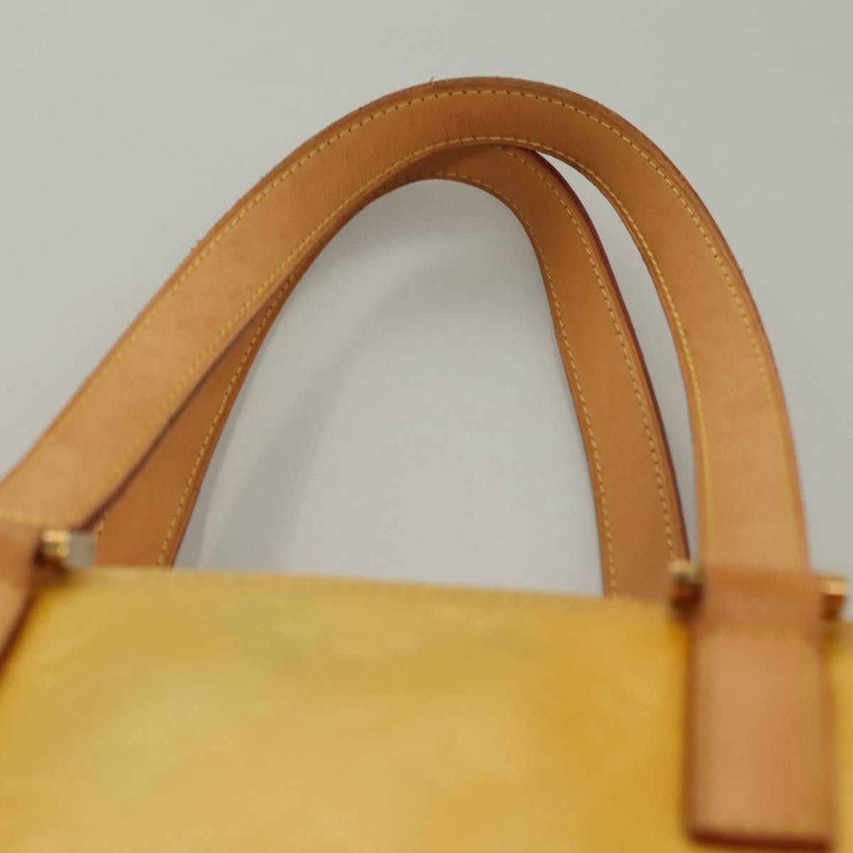 Louis Vuitton LOUIS VUITTON Monogram Vernis Columbus Tote Bag Gris M91028 Size ONE SIZE - 9 Thumbnail