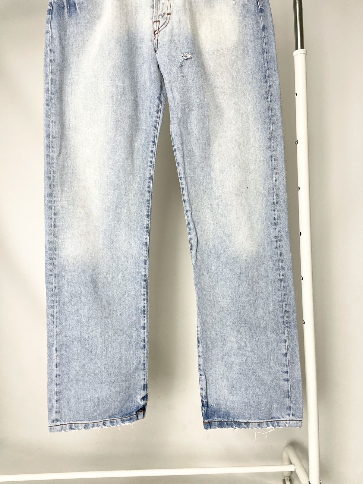 Stone Island Stone Island Denim Vintage Distressed Faded Blue Jeans Pants Size US 34 / EU 50 - 8 Thumbnail