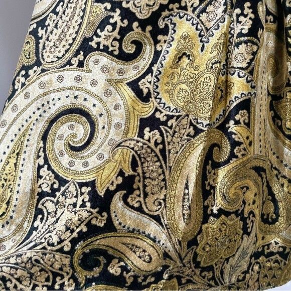Etro Etro Italy 100% Silk Velvet Paisley Sleeveless Top 🇮🇹 Size XS / US 0-2 / IT 36-38 - 11 Thumbnail