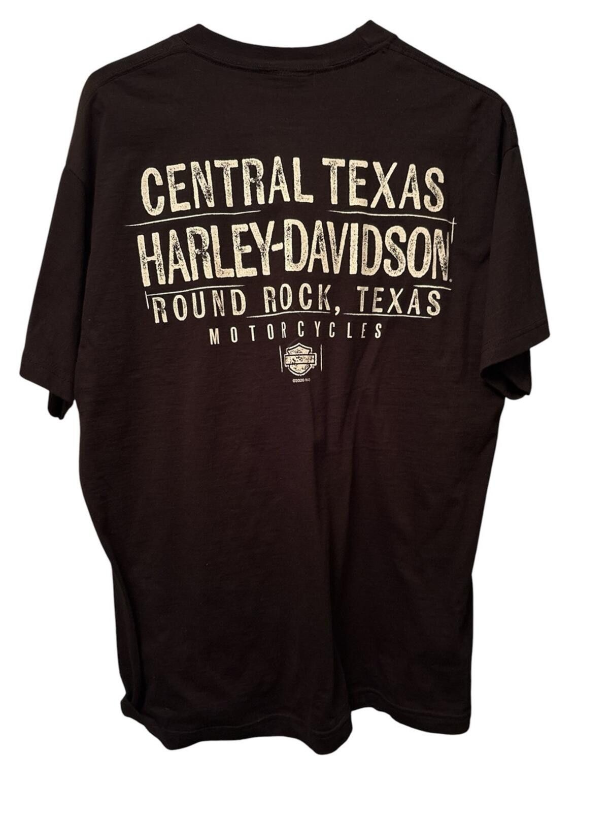 Harley Davidson Harley-Davidson Central TX Black Sunset Graphic Tee Size US L / EU 52-54 / 3 - 2 Thumbnail