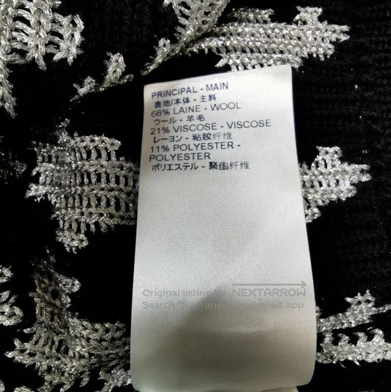 Louis Vuitton Louis Vuitton Black and White Wool Blend Sweater. Size US XS / EU 42 / 0 - 7 Thumbnail