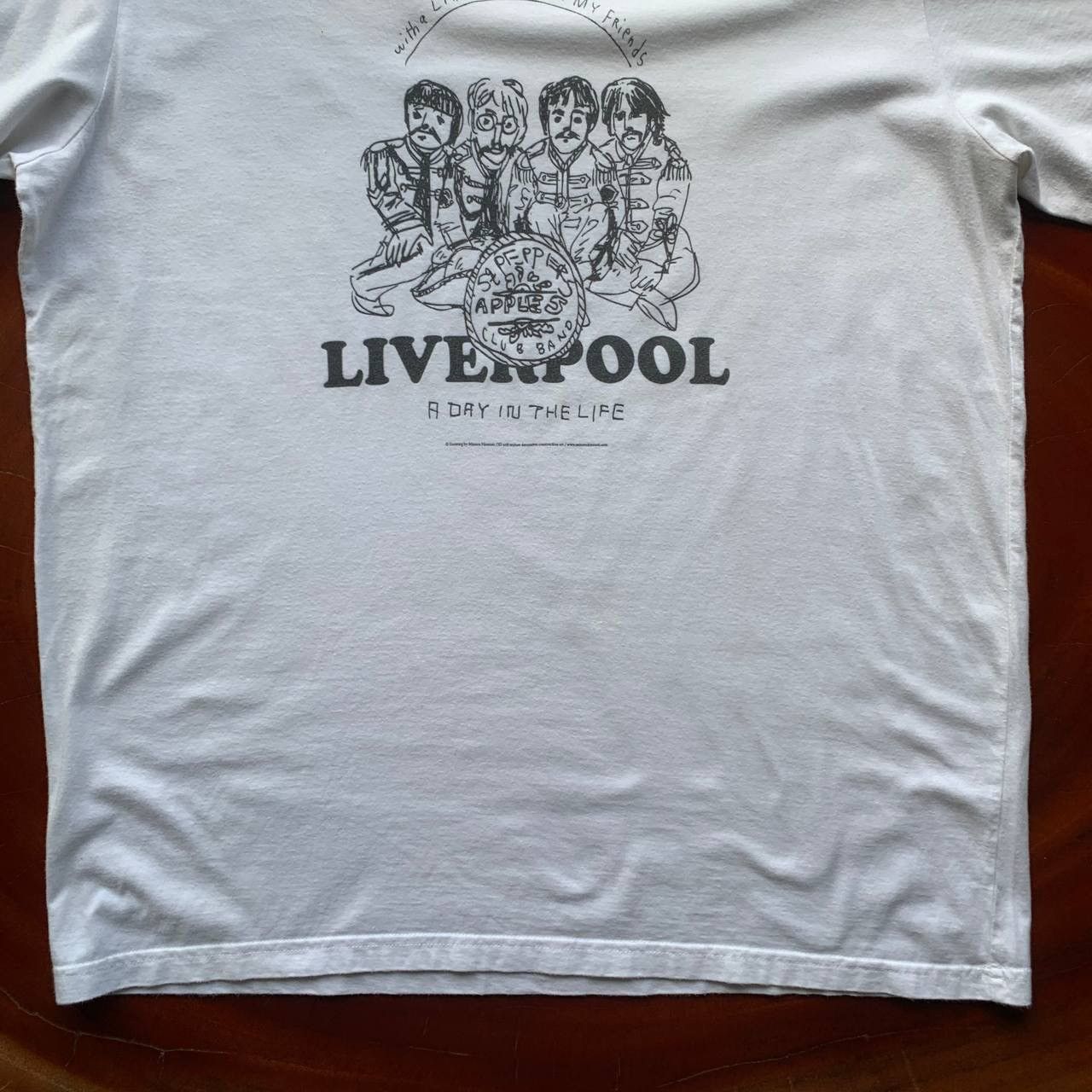 Number (N)ine Number Nine x The Beatles St Peppers Apples Liverpool Tshirt Size US XL / EU 56 / 4 - 4 Thumbnail