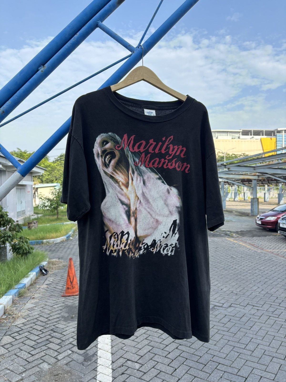 Vintage marilyn manson Sweet Dreams Size US XL / EU 56 / 4 - 1 Thumbnail