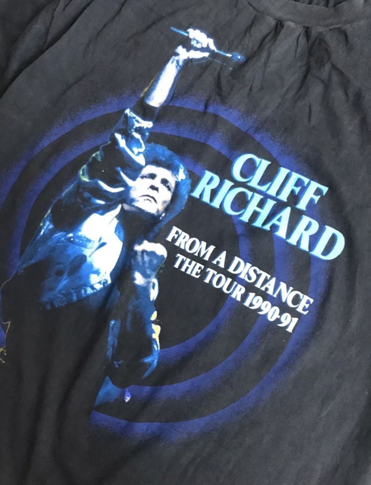 Band Tees × Vintage 🔷Vintage Cliff Richard T-shirt 90s🔷 Size US XL / EU 56 / 4 - 2 Thumbnail