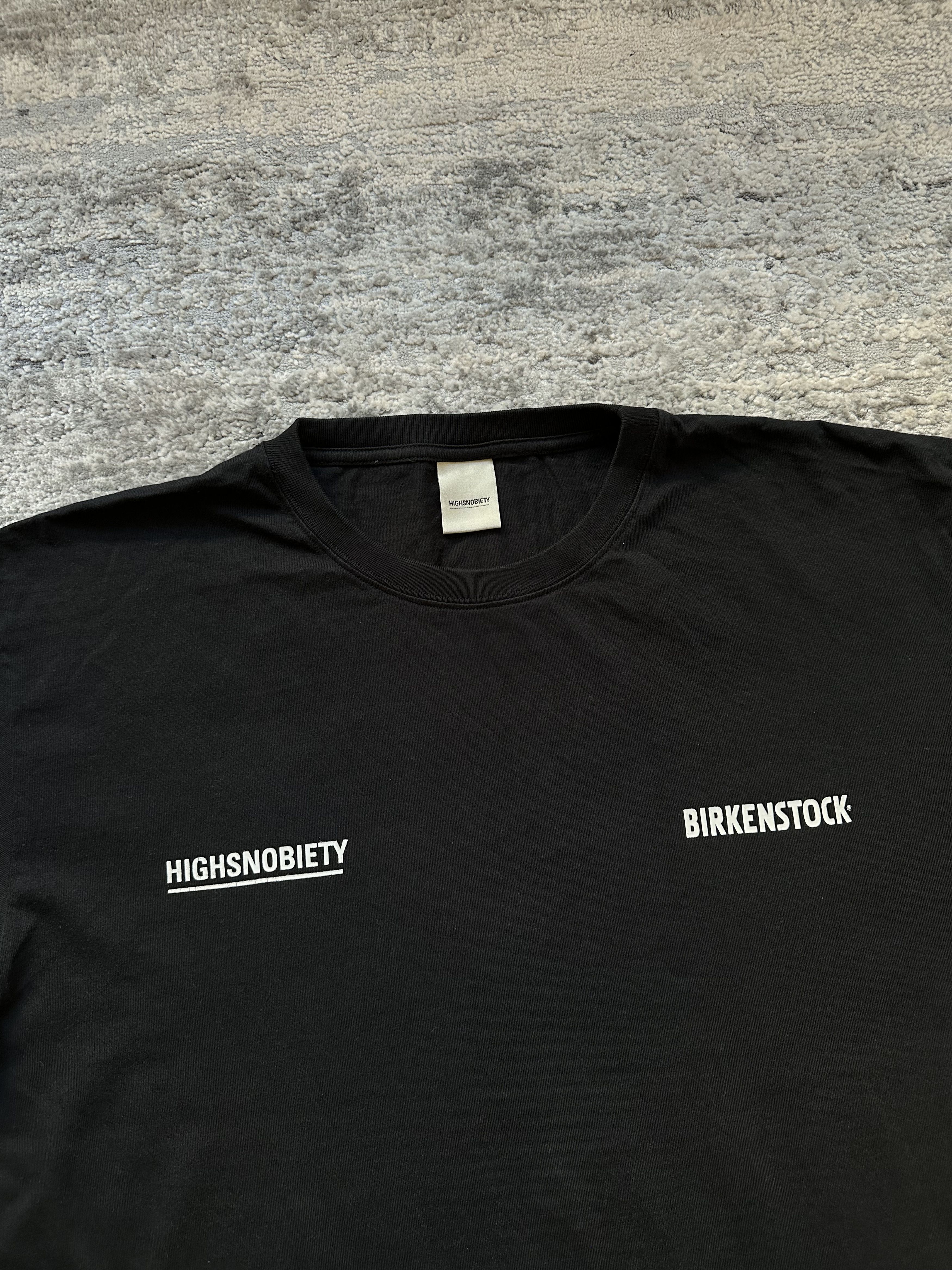Highsnobiety Birkenstock T Shirt in Black, Men's (Size Xxl) — image 3 of 6