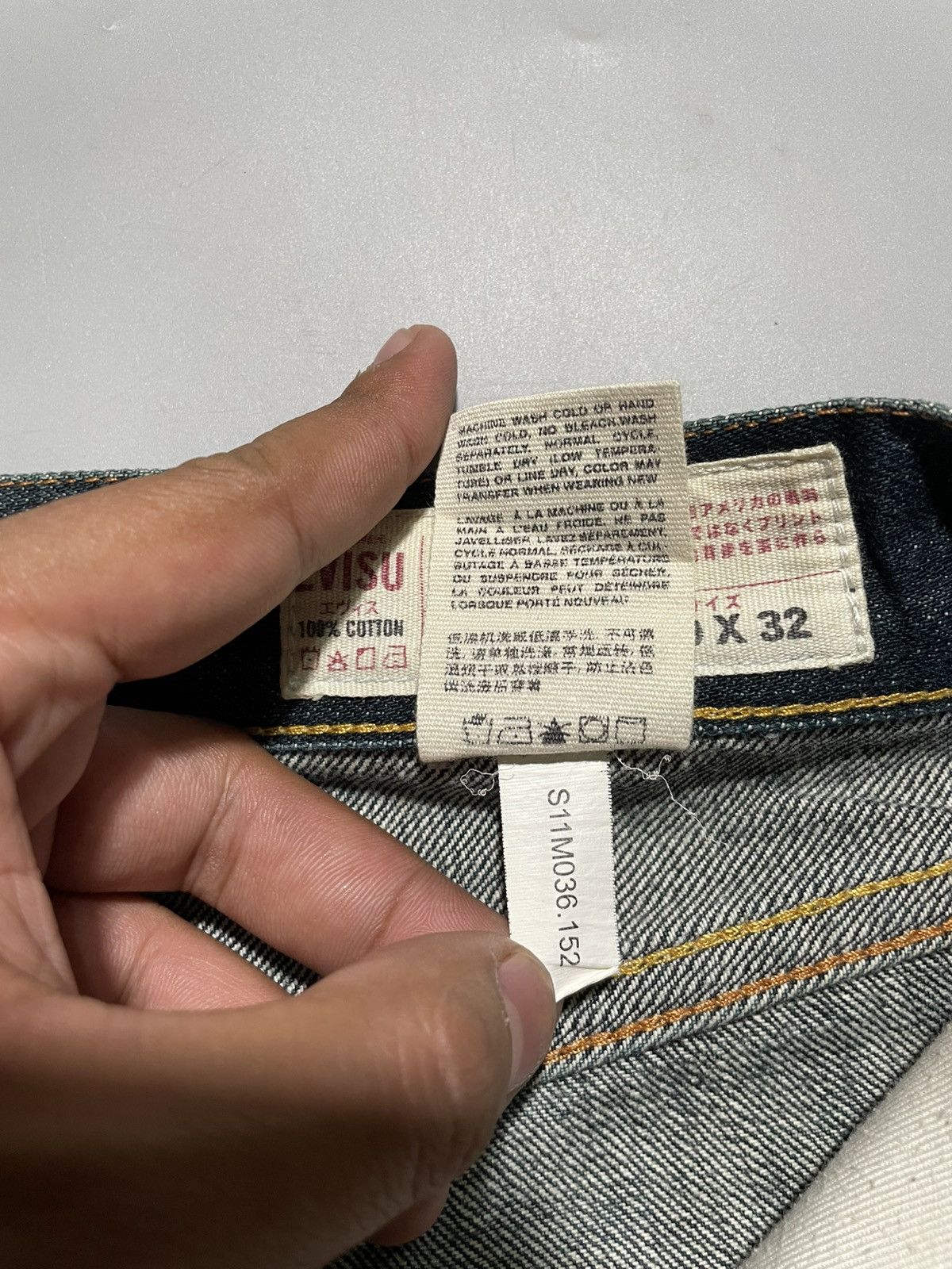 Evisu Evisu Dokuchin Seagull 13oz Selvedge Denim Jeans - Lot 2000 Size US 30 / EU 46 - 7 Thumbnail