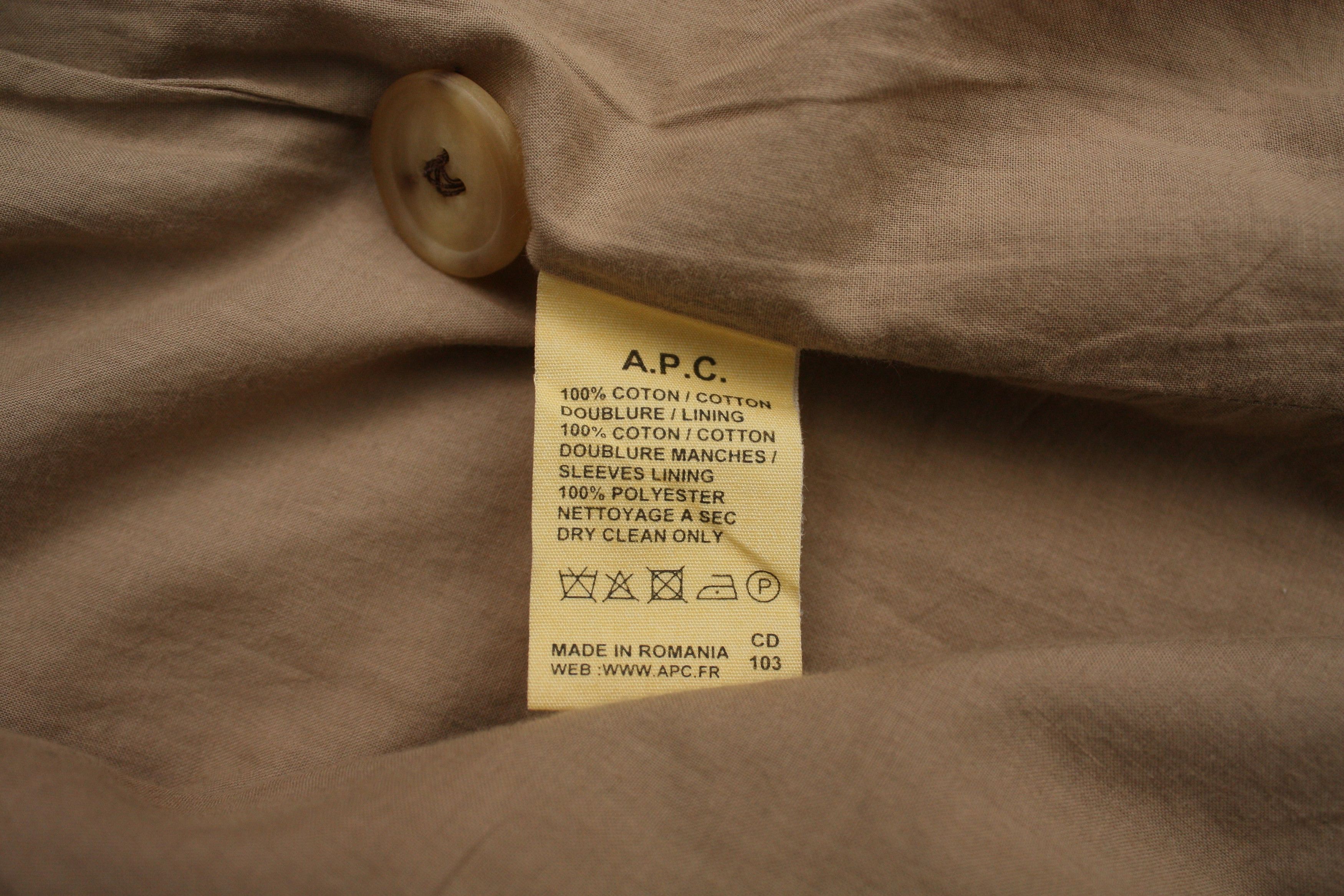 A.P.C. A.P.C. Beige Mustard Coat Women's 40 Size M / US 6-8 / IT 42-44 - 5 Thumbnail