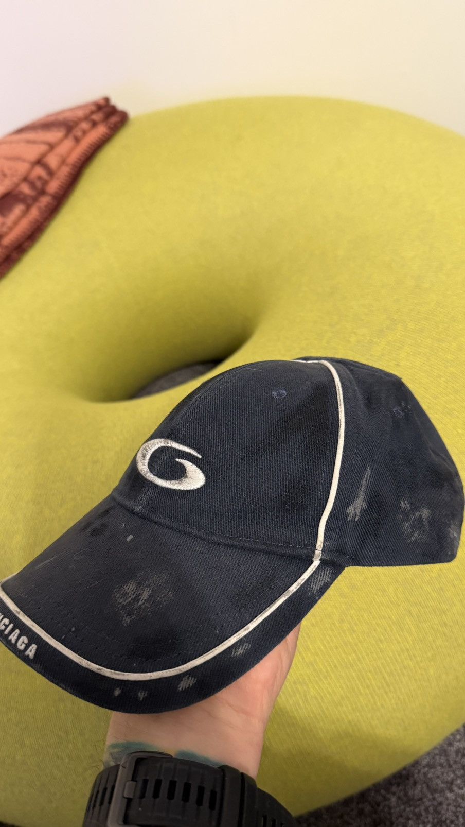 Balenciaga Balenciaga Blue Loop Sports Icon Cap Size ONE SIZE - 3 Thumbnail