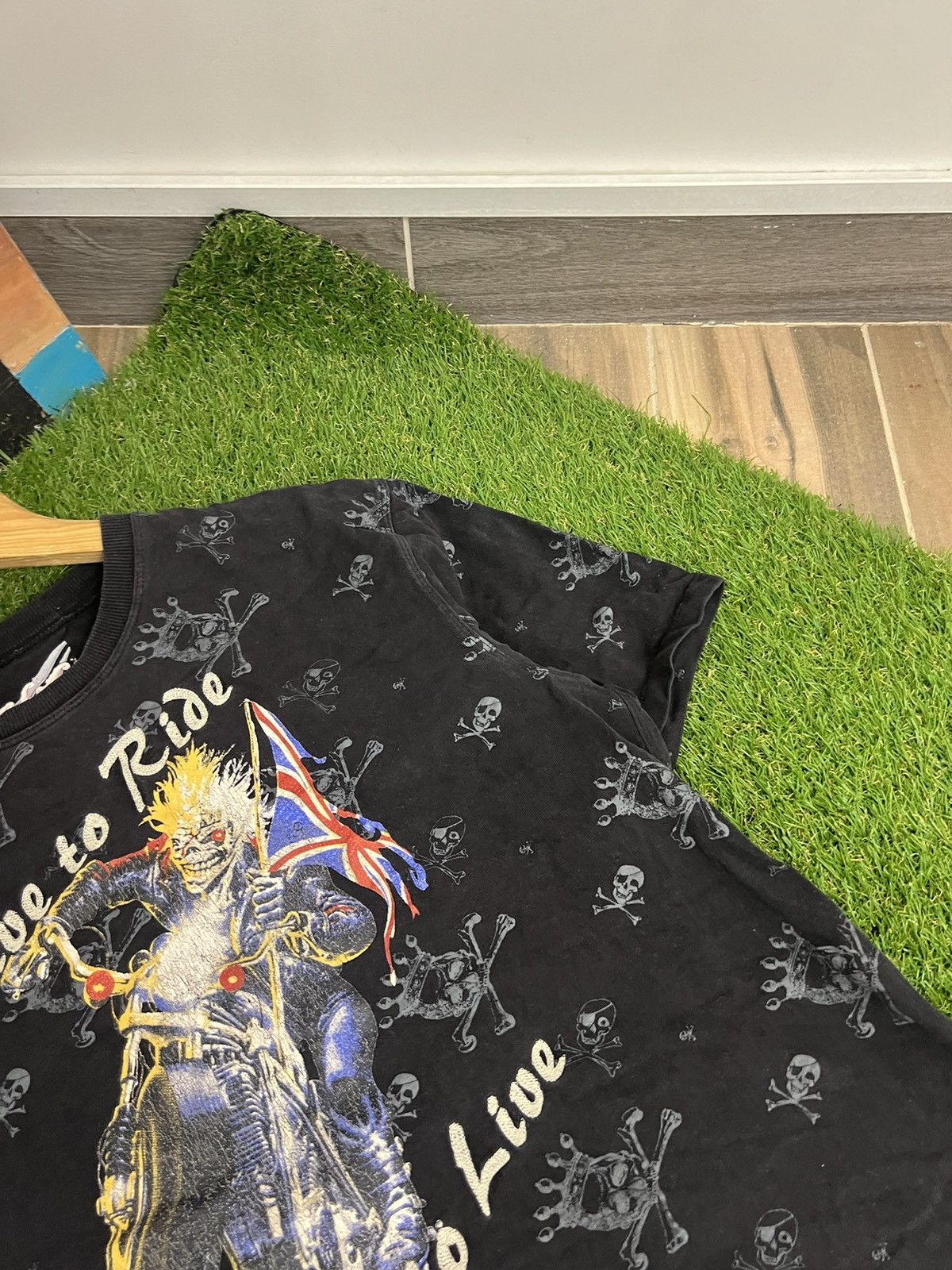 Vintage 🔥 Vintage Y2K Ringspun Avant Garde Gothic Religion Tee Rare Size US L / EU 52-54 / 3 - 4 Thumbnail