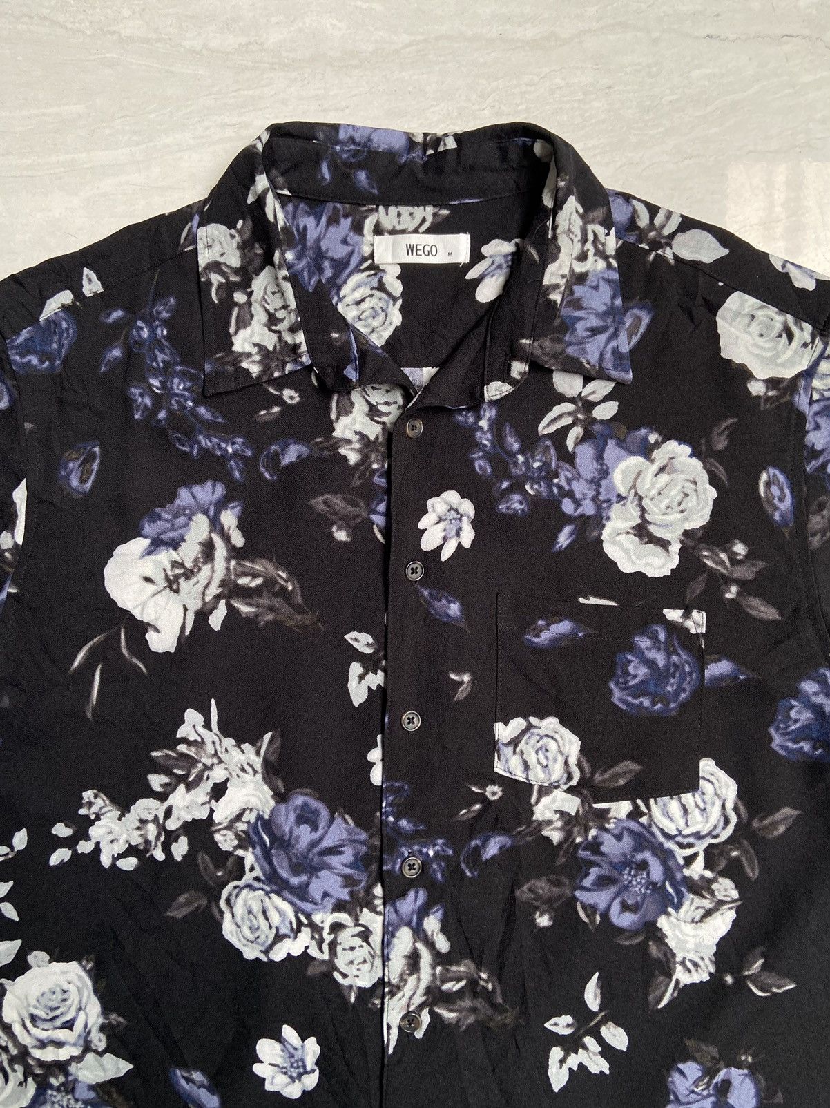 Designer × Japanese Brand WEGO Flower Motive Shirt Size US L / EU 52-54 / 3 - 3 Thumbnail