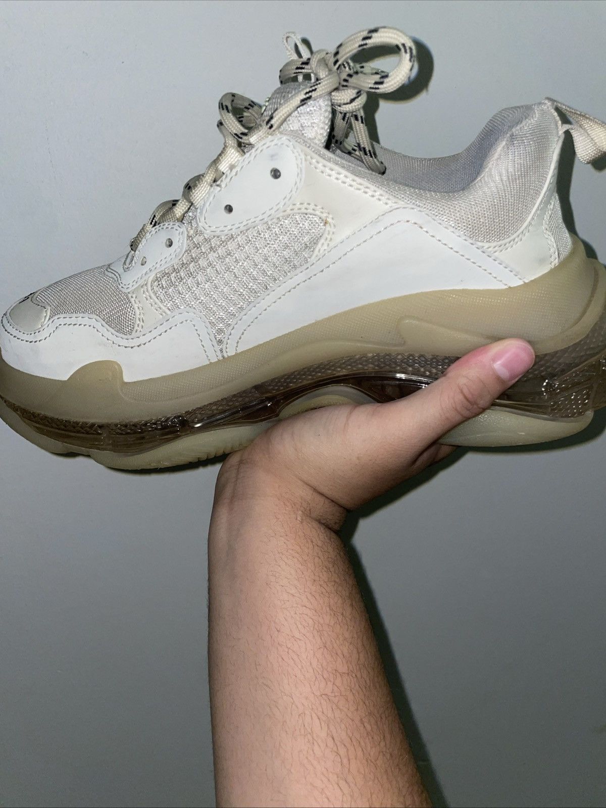 Balenciaga Balenciaga Triple S (Off White Collaboration) Size US 8 / EU 41 - 2 Thumbnail