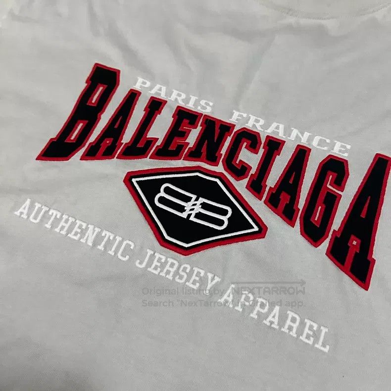 Balenciaga Balenciaga Batman Logo Letter Vintage Distressed Short Sle Size US XS / EU 42 / 0 - 3 Thumbnail