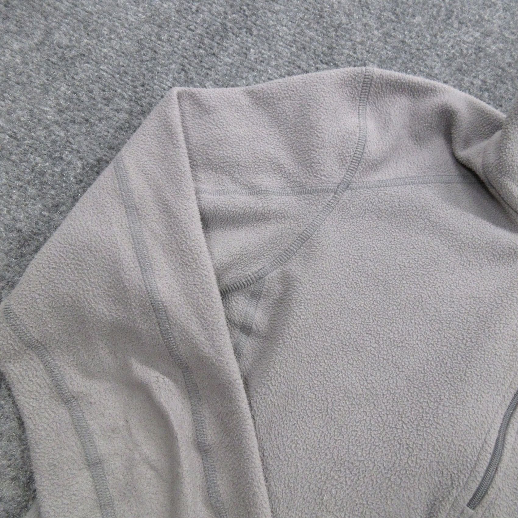 Patagonia Patagonia Pullover Womens Medium Gray Quarter Zip Fleece Embroidered Tiger Logo Sweater S/Sactive? Size M / US 6-8 / IT 42-44 - 4 Thumbnail