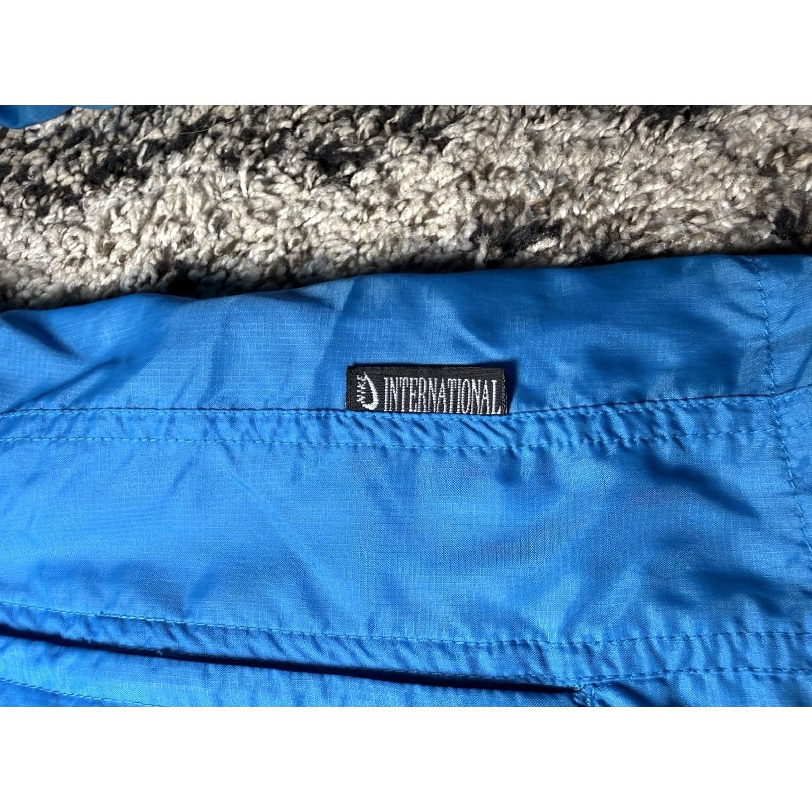 Nike VINTAGE Nike Windbreaker Jacket Pullover Track 80s 90s Blue L Size US S / EU 44-46 / 1 - 5 Thumbnail