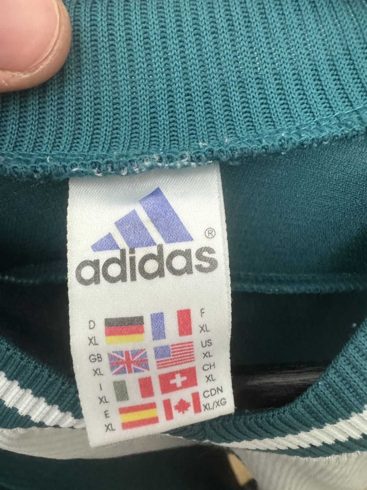 Adidas Rare 90s Germany Adidas Jersey Deutscher Football Soccer Size US XL / EU 56 / 4 - 5 Thumbnail