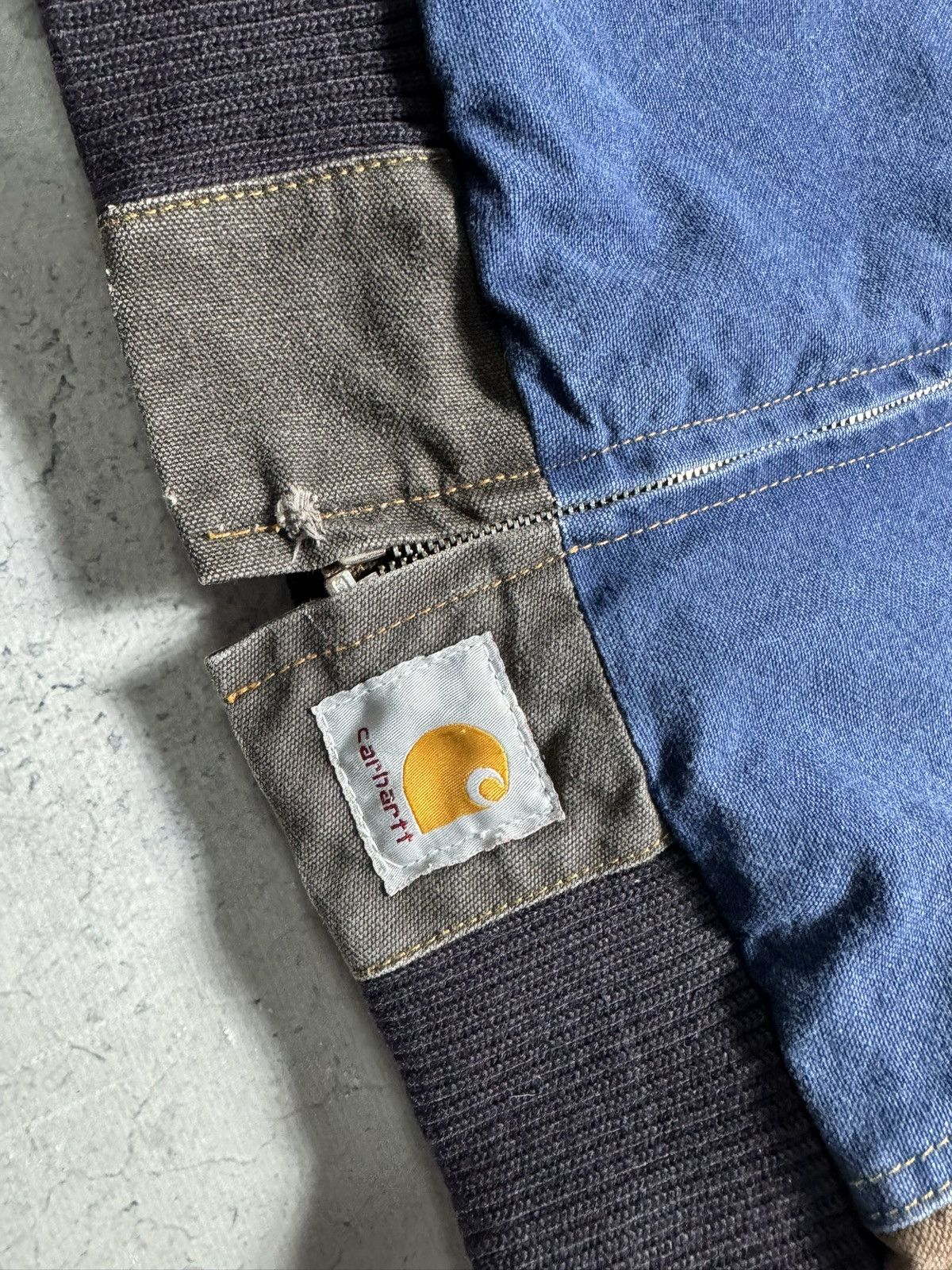 Carhartt Carhartt Denim Detroit Bomber Jacket Vintage 90’s Size US XL / EU 56 / 4 - 4 Thumbnail