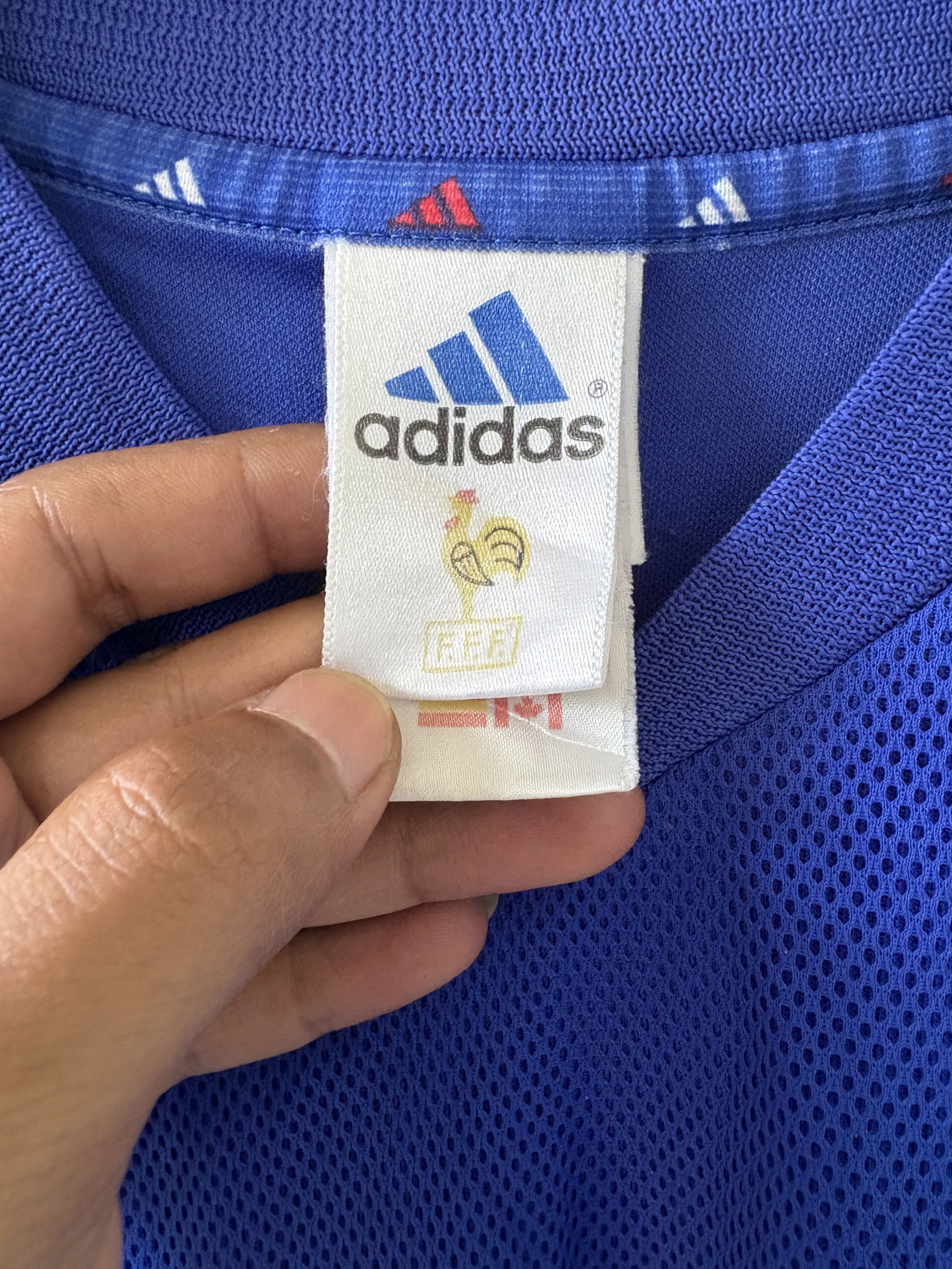 Adidas Vintage 00's jersey fance Size US L / EU 52-54 / 3 - 3 Thumbnail