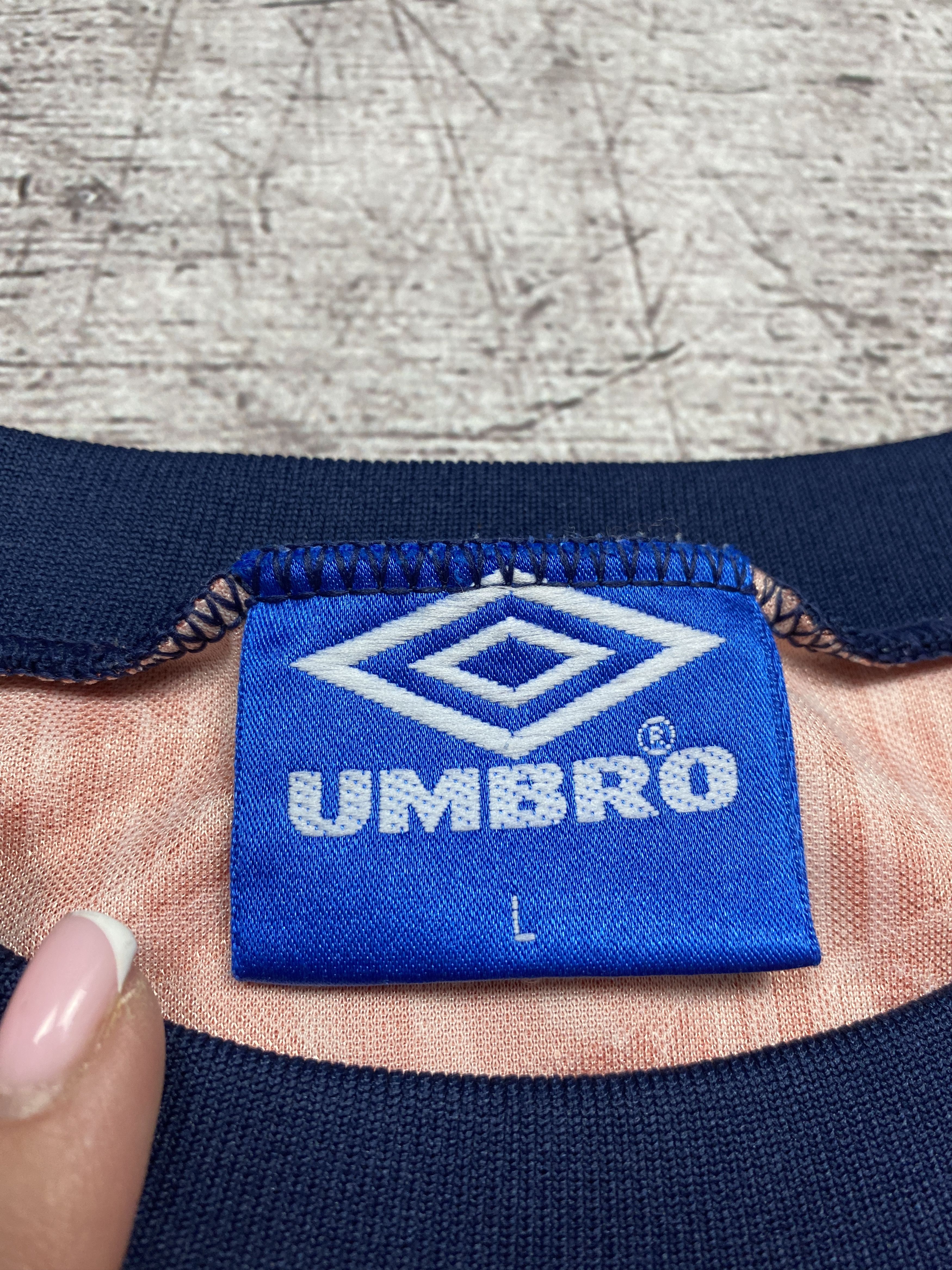 Umbro × Vintage Umbro Pro Training Vintage Mens Crew Neck T-Shirt Size US L / EU 52-54 / 3 - 4 Thumbnail