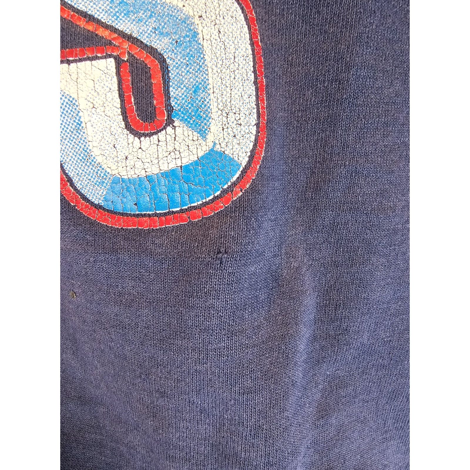 Fruit Of The Loom VINTAGE BULLDOGS SPORT BAR PROMO T-SHIRT Navy L Men Short Sleeve Crew Neck Cotton Fruit of the Loom SZ L Size US L / EU 52-54 / 3 - 7 Thumbnail