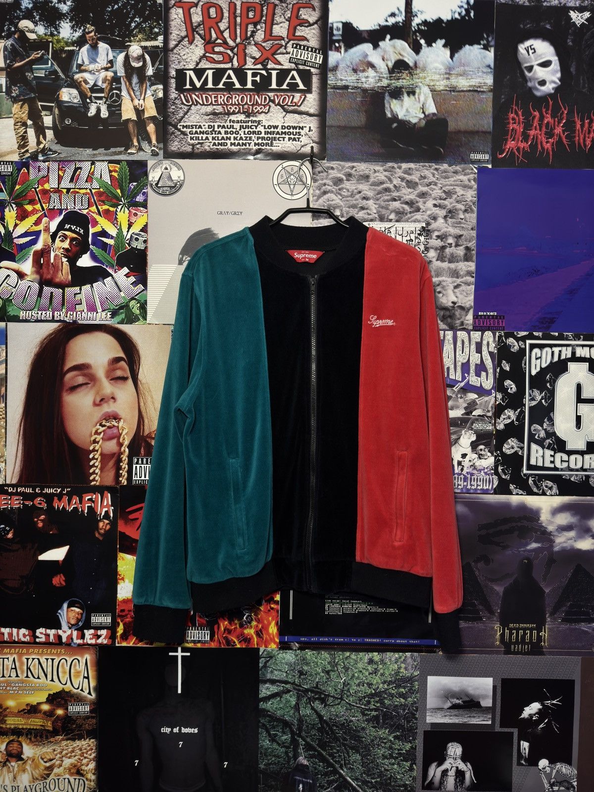 Supreme Supreme Velour Zip Up Jacket Size US M / EU 48-50 / 2 - 1 Thumbnail