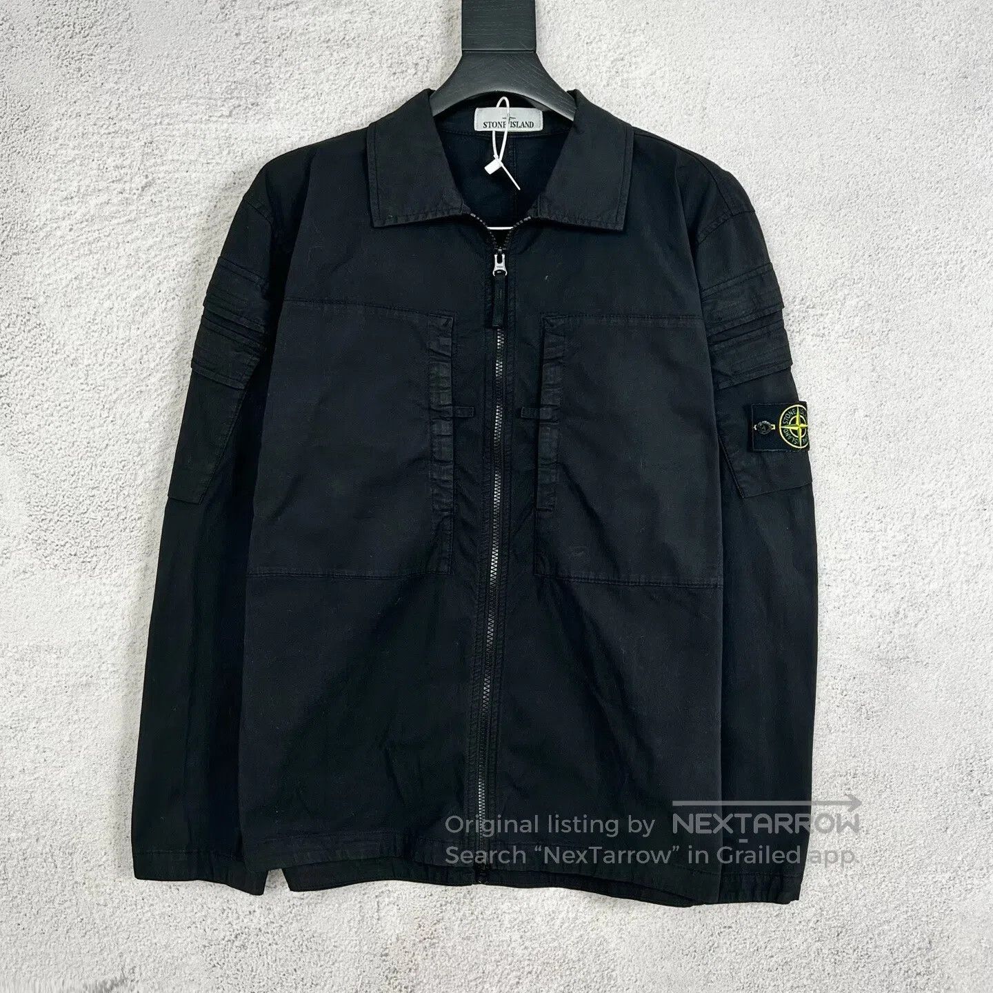Stone Island STONE ISLAND FW23 Badge Design Overcoat-style shirt jacket Size US L / EU 52-54 / 3 - 1 Thumbnail