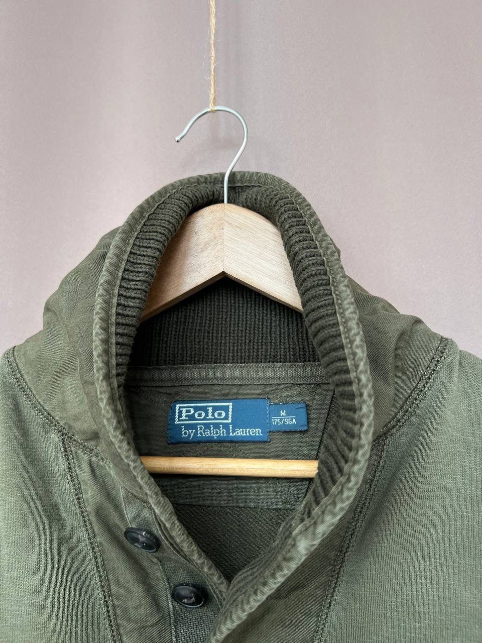 Polo Ralph Lauren Polo Ralph Lauren Knit Rib Military Pullover Men Size M Size US M / EU 48-50 / 2 - 9 Thumbnail