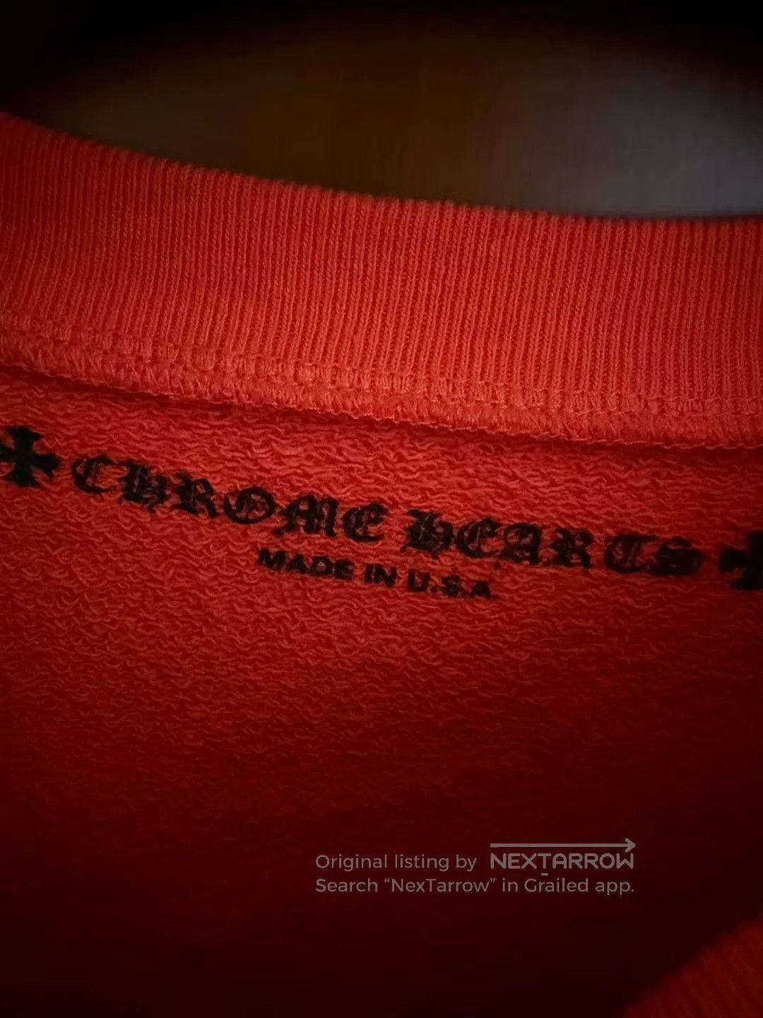 Chrome Hearts Matty Boy Collaboration Sweatshirt in Orange. Size US L / EU 52-54 / 3 - 5 Thumbnail