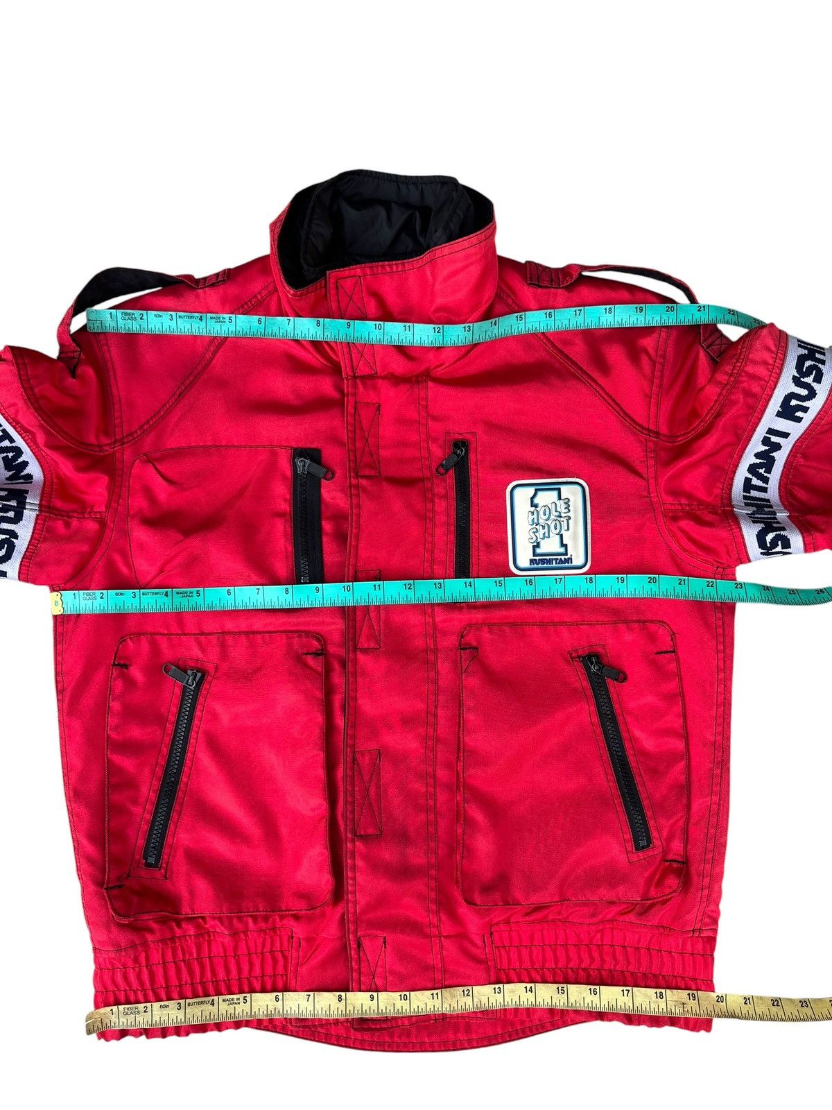 YELLOW CORN Vintage 90s Kushitani Hole Shot 1 RoadRacing Motor Jacket Size US M / EU 48-50 / 2 - 5 Thumbnail