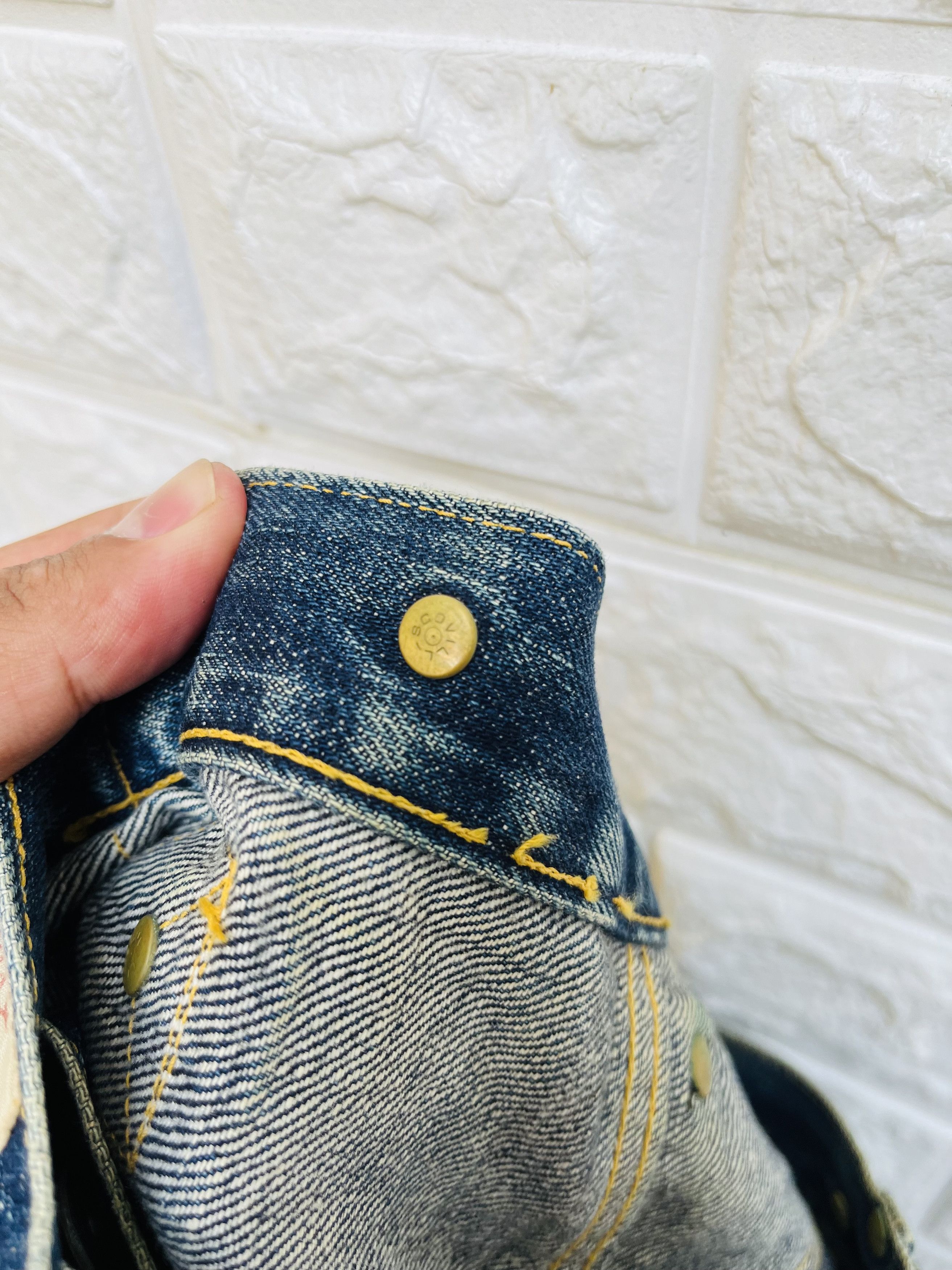 Japanese Brand × Vintage Vintage 90s Evis Evisu Japanese Designer Fashion Style Size US 34 / EU 50 - 13 Thumbnail