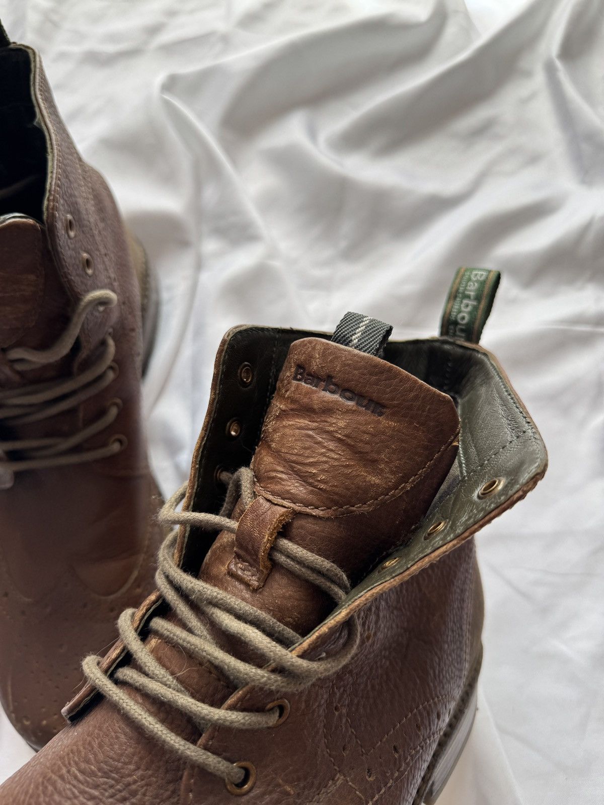 Barbour Barbour Belsay Brogue Ankle Boots Size US 11 / EU 44 - 8 Thumbnail