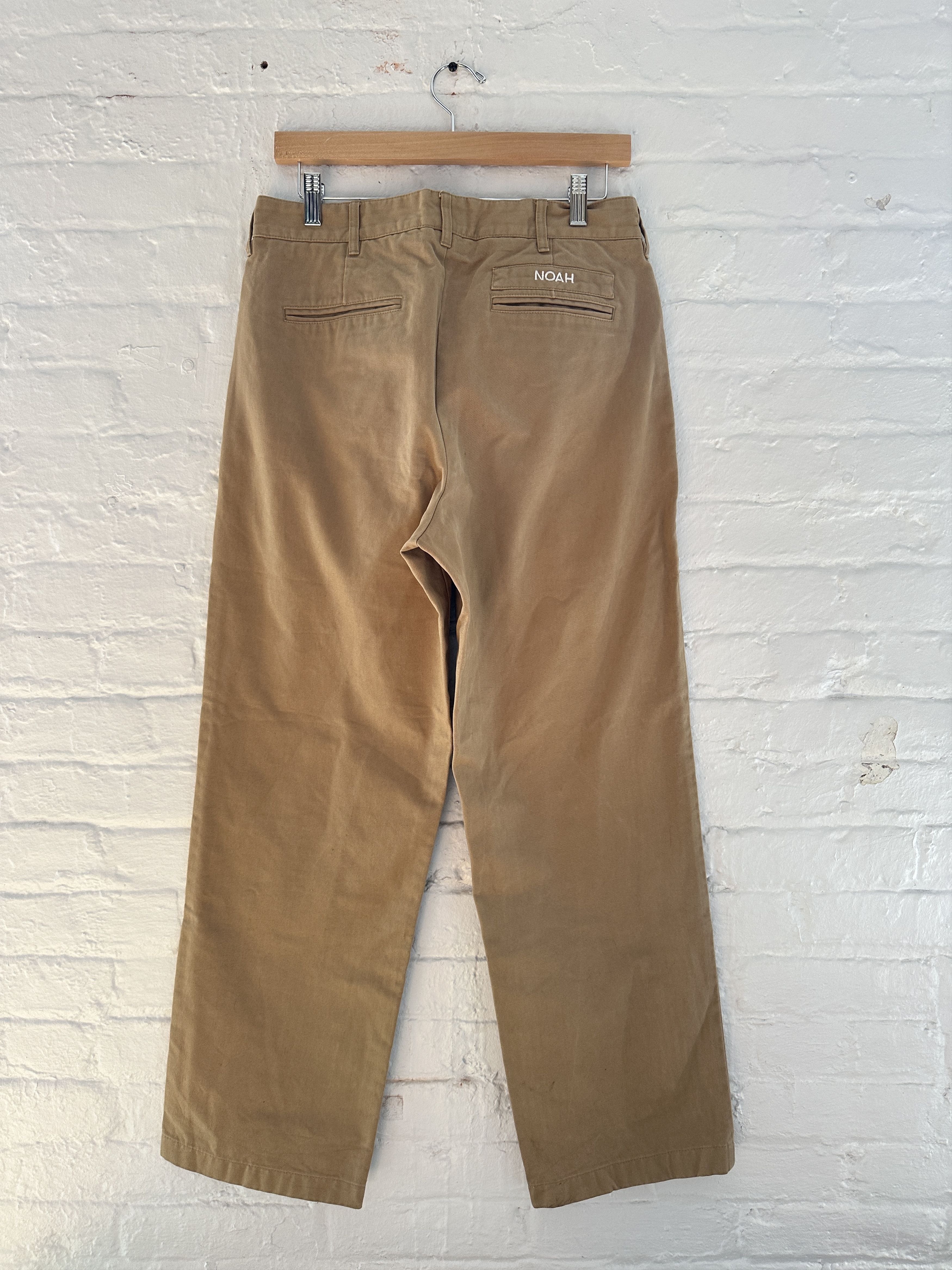 Noah Noah Pleated Straight Leg Trousers Size US 30 / EU 46 - 3 Thumbnail