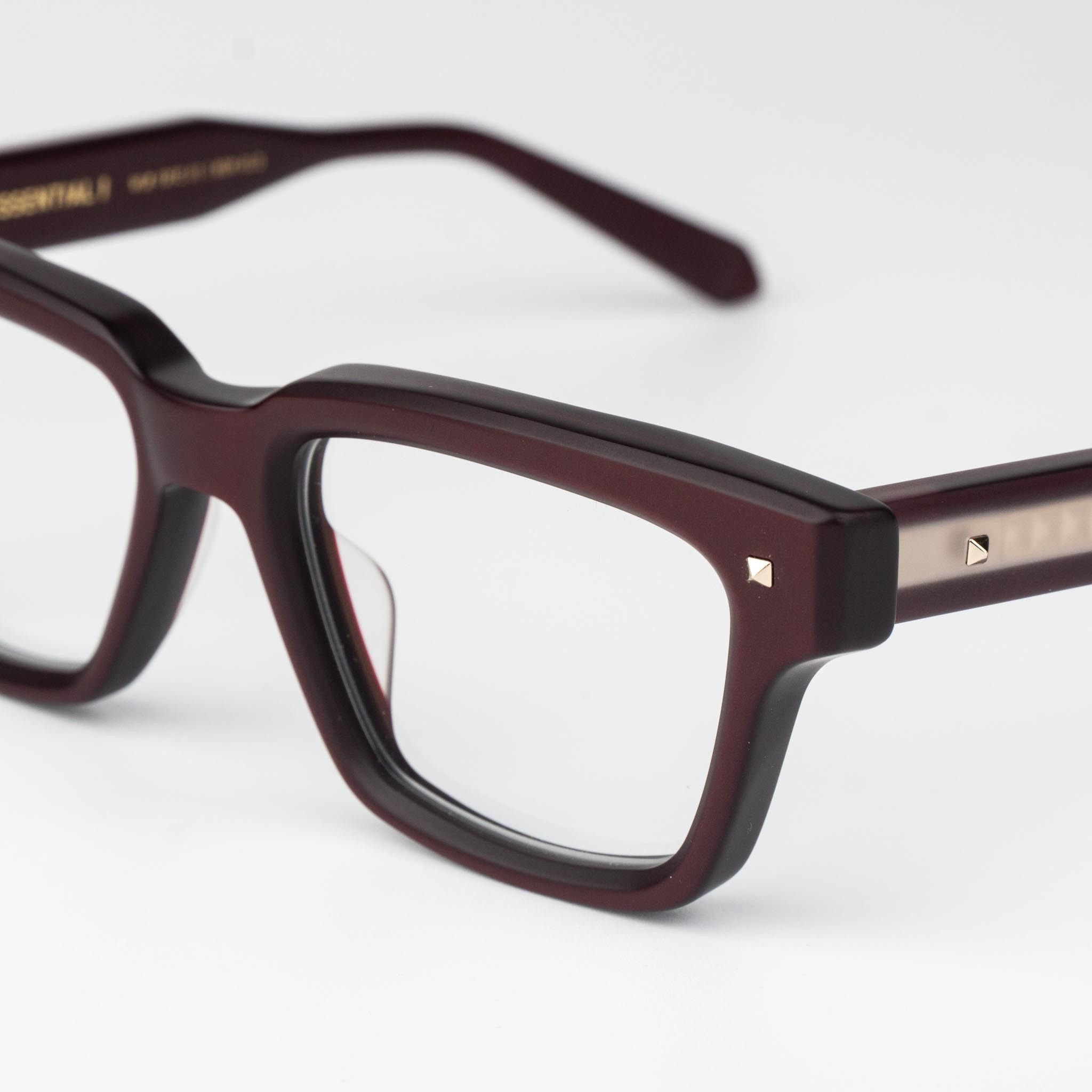 Valentino Valentino Men Eyeglasses Burgundy V-ESSENTIAL I VLX-121 C Size ONE SIZE - 5 Thumbnail