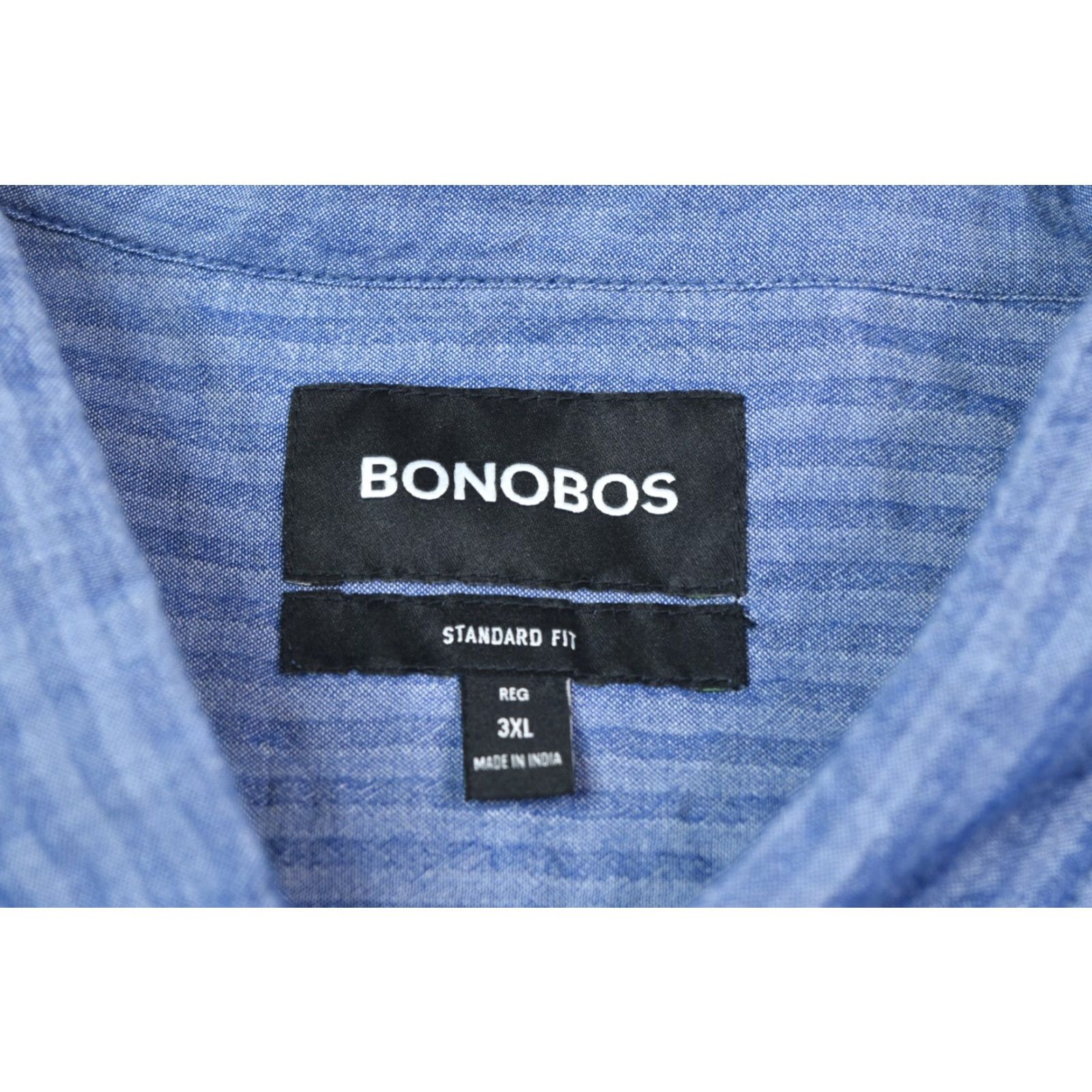 Bonobos Bonobos Shirt Mens 3XL Blue Striped Long Sleeve Button-Down Standard Shirt Size US XXL / EU 58 / 5 - 5 Thumbnail