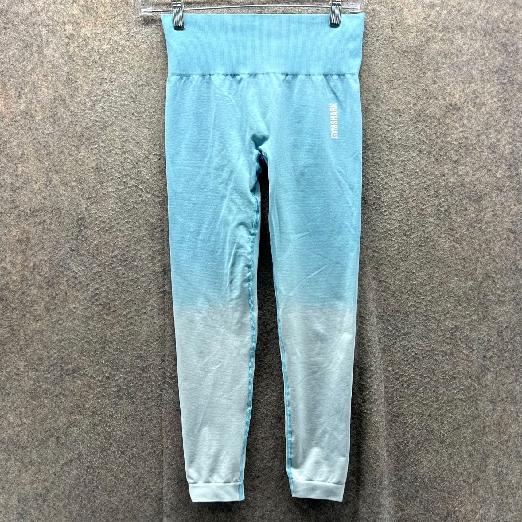Gymshark Gymshark Pants Womens Medium Blue Leggings Athletic Yoga High Rise Two Tone Skinny Inseam 22 in Womens Stretch Activewear Size 32" / US 10 / IT 46 - 2 Thumbnail