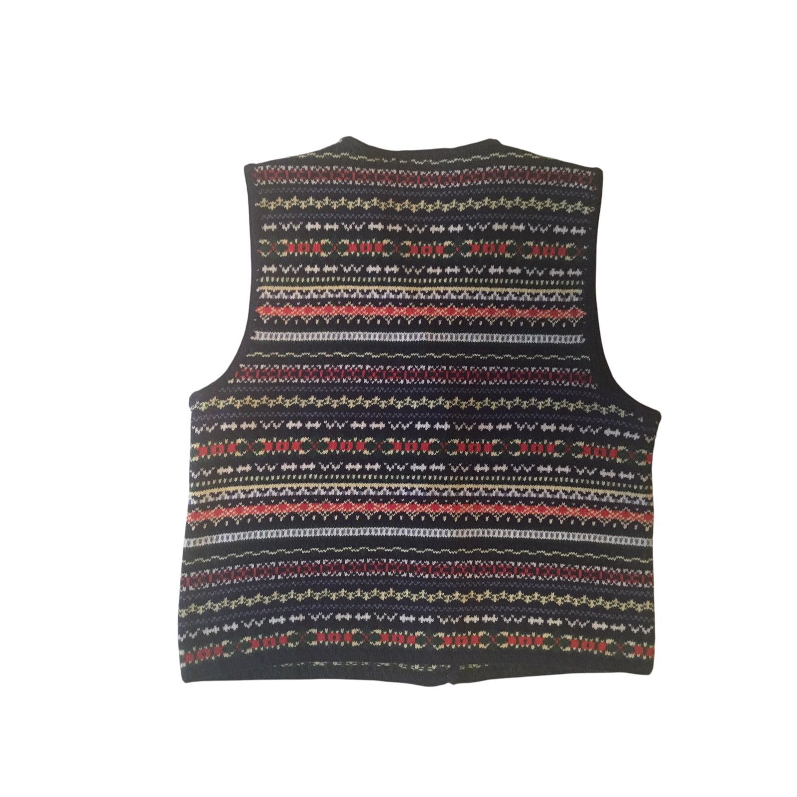 Northern Reflections Northern Reflections Vtg Vest Knit Fair Isle Button Front Size M / US 6-8 / IT 42-44 - 1 Thumbnail
