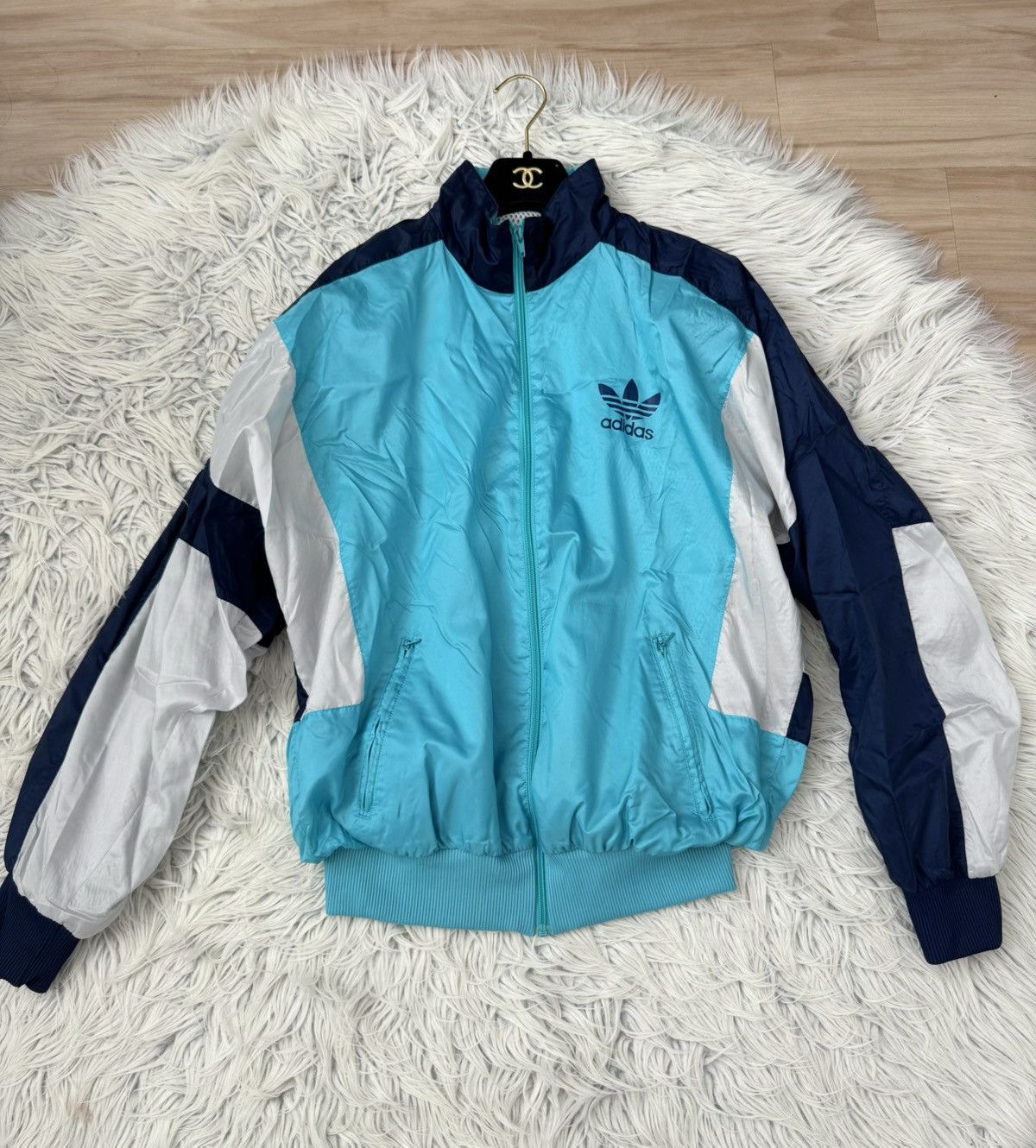 Adidas Adidas Windbreaker Retro 80s Track Sport Unisex patchwork 5 Size US M / EU 48-50 / 2 - 1 Thumbnail