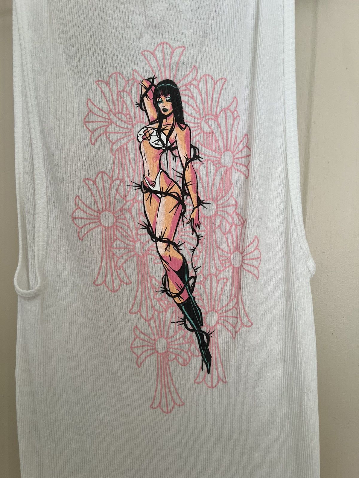 Chrome Hearts Chrome Hearts Deadly Dolls Tan Top White Size US L / EU 52-54 / 3 - 5 Thumbnail