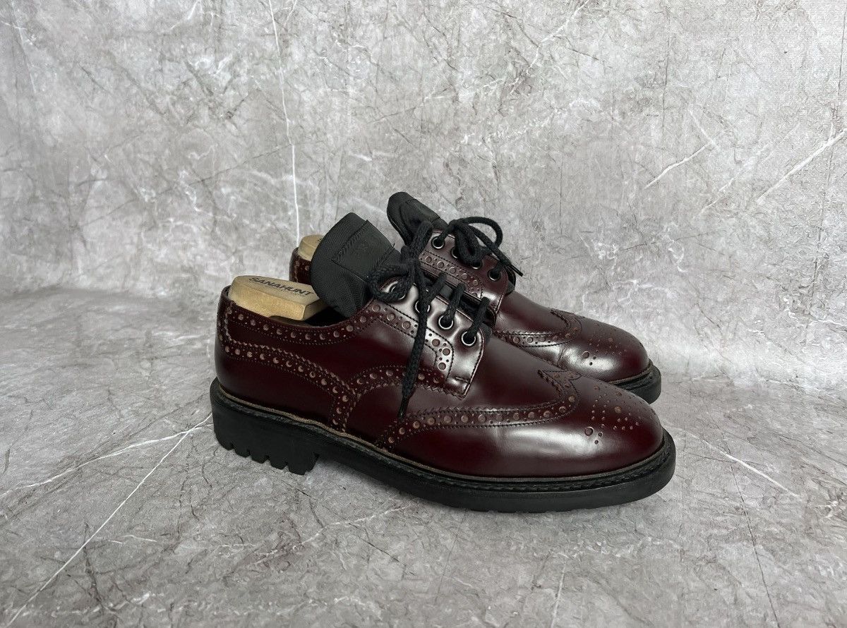 Prada PRADA FW 2009 Nylon Tongue Brogue Derby Shoes Leather Size US 8 / EU 41 - 2 Thumbnail