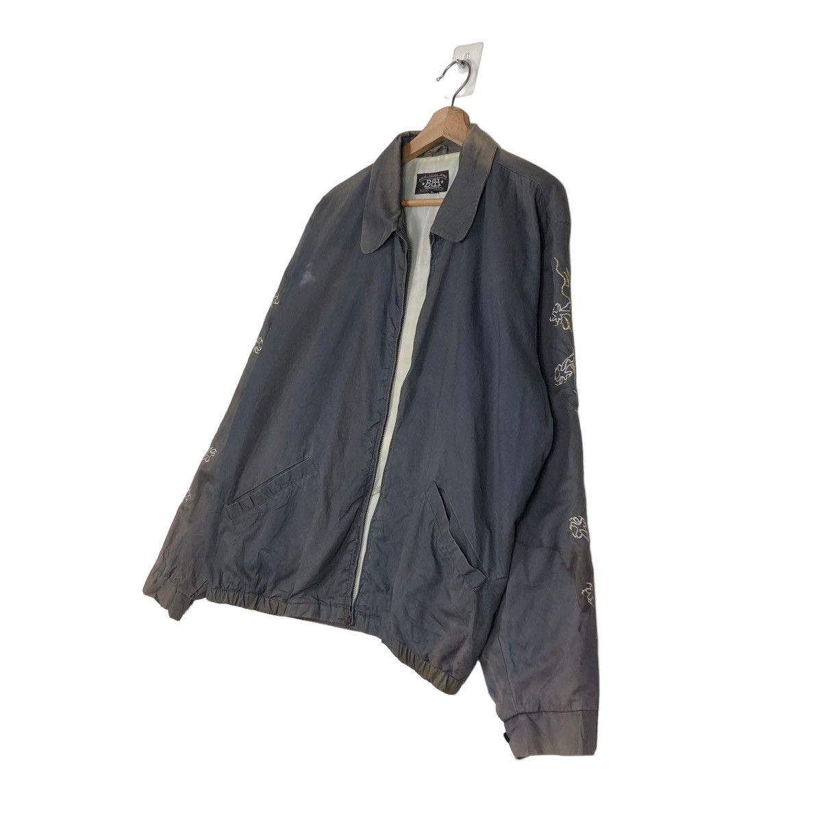 Japanese Brand 🔥VINTAGE DOUBLE BH RUSTY SUKAJAN JACKET JAPAN YOKOSUKA Size US L / EU 52-54 / 3 - 7 Thumbnail