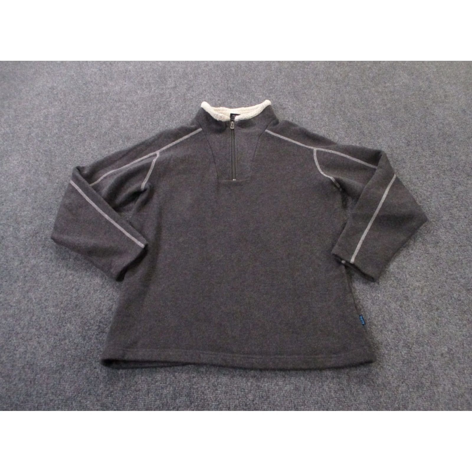 Vintage Kuhl Sweater Mens M Gray Acrylic Fleece Hiking Jacket Pullover Outdoors Alfpaca Size US M / EU 48-50 / 2 - 2 Thumbnail