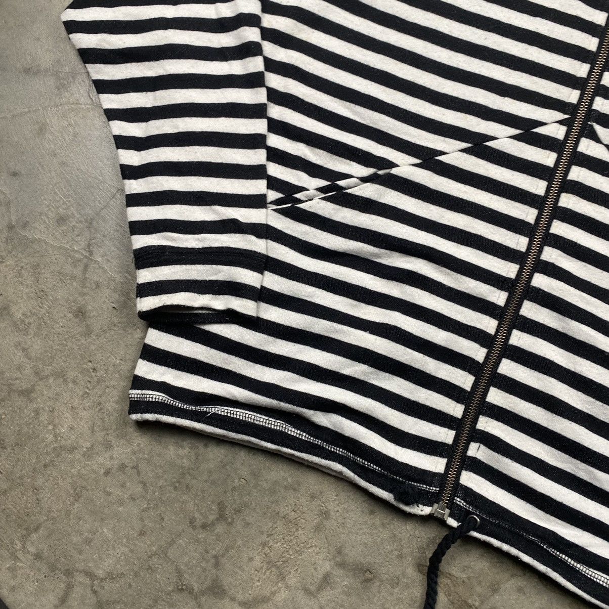 Vintage × Von Dutch y2k Von Dutch Striped Baggy Boxy Drop Shoulder Zip Up Size M / US 6-8 / IT 42-44 - 5 Thumbnail